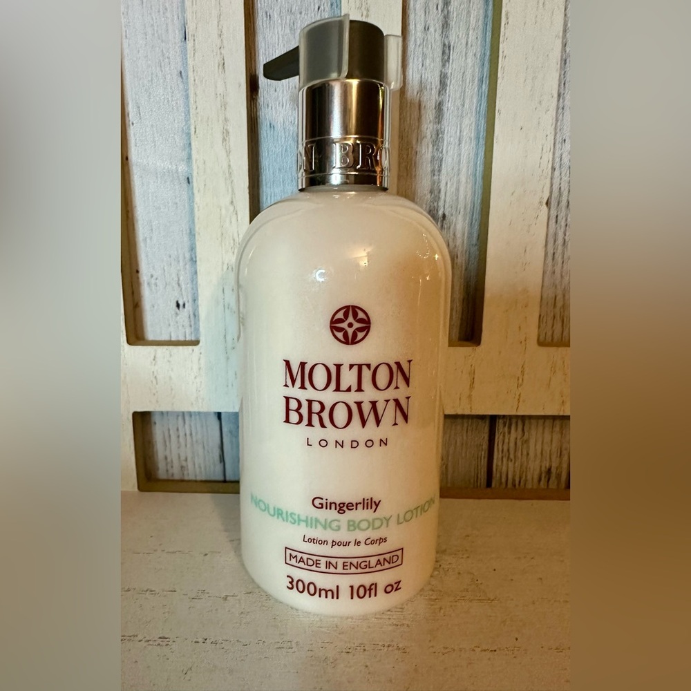 Molton Brown London GINGERLILY Nourishing Body Lotion 10oz Pump Made In England